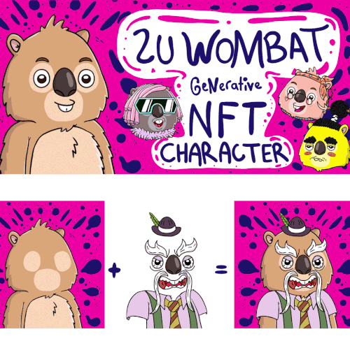 NFT CHARACTER (ZU WOMBAT) 