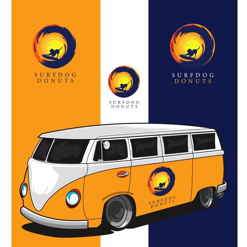 Beach Donut shop - VW Bus