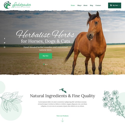 Horse food website