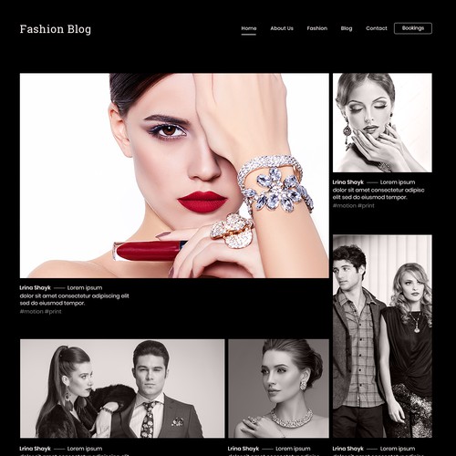 Fashion Blog website