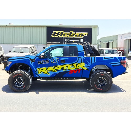 Design an awesome Car Wrap for a Ford Raptor