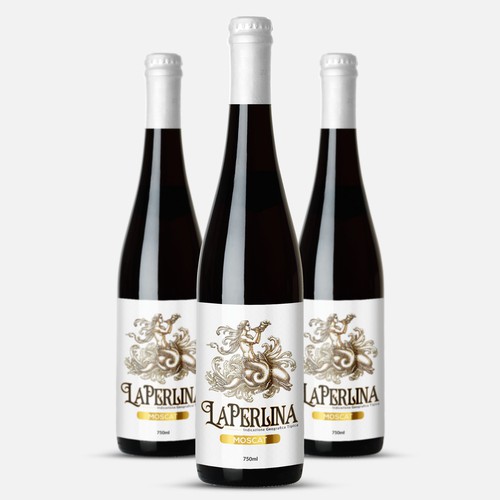Wine Bottle label design