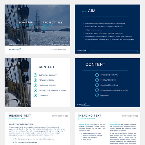Powerpoint Template for SCHAEFER Market Research GmbH 