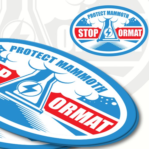 t Mammoth Lakes - Fighting Water Pollution (Sticker)