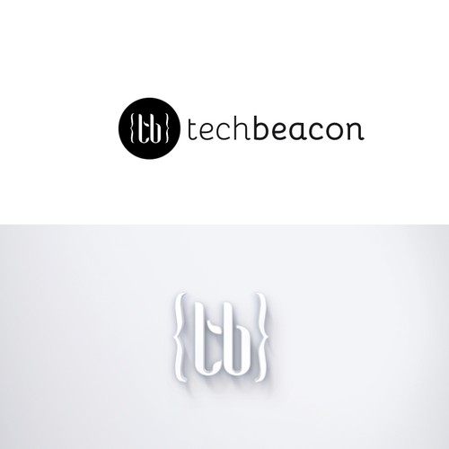 Create a modern logo for our new media site, TechBeacon