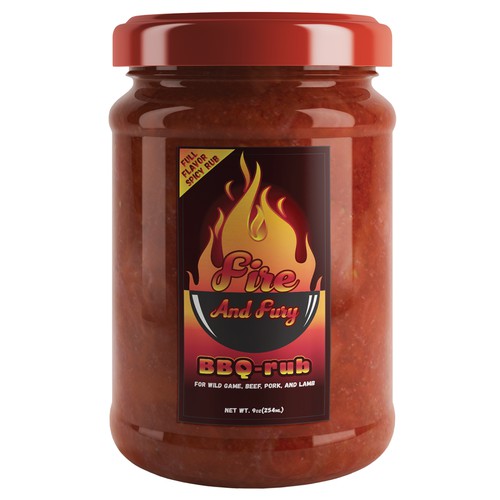BOLD BBQ sauce Label