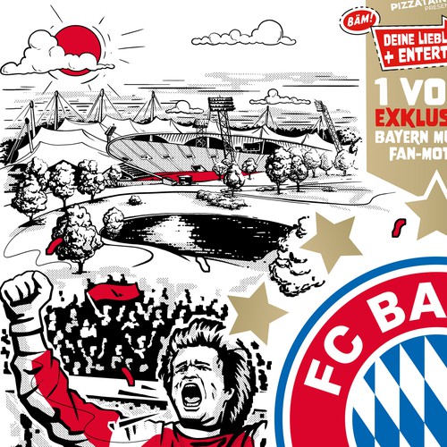 FC Bayern München "5 Sterne Salami" Pizza