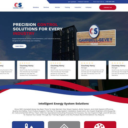 Boiler/HVAC Website Redesign