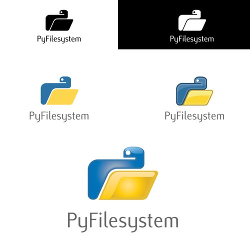 Logo design for PyFilesystem