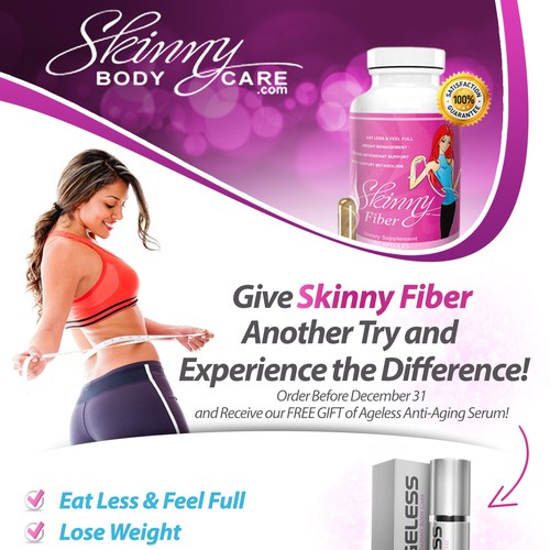 EMAIL CREATIVE BANNER AD FOR WEIGHT LOSS COMPANY - NEW