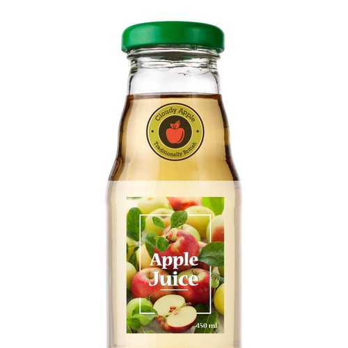 Create innovative design for traditional apple juice company