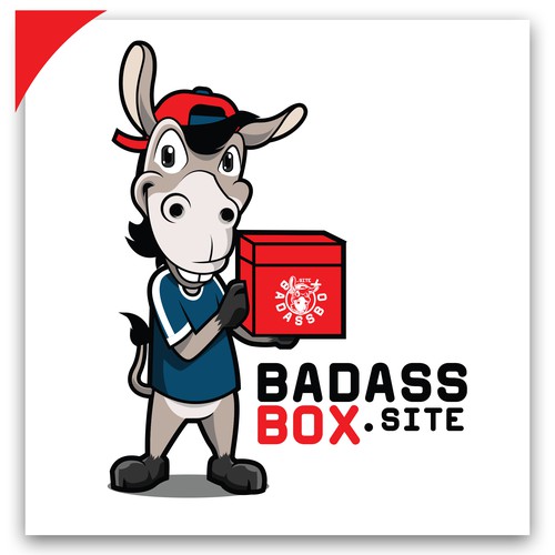 BADASSBOX.SITE MASCOT LOGO CONCEPT