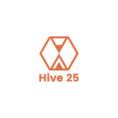 Hive 25 logo design concept (version 2)