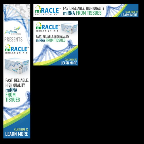 Jinfiniti Biosciences needs a new banner ad for their new product line