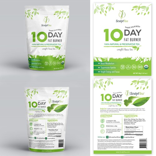  Simple packaging for Wellness Tea 