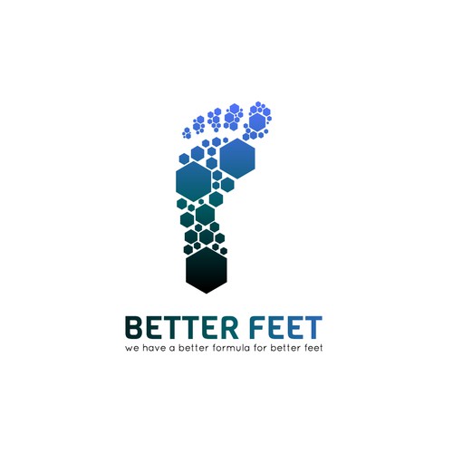 Logo for a foot care product company