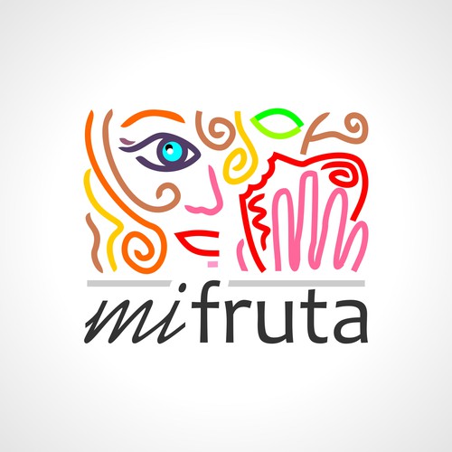 Create a logo for a healthy fast food called "Mi Fruta" | MascotNeeded