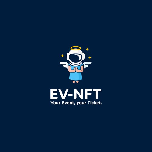 Mascot logo for a crowdfunding plataform via NFT