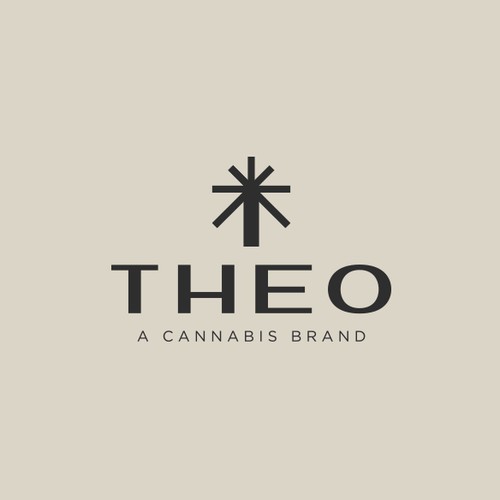 Modern and Geometric Logo for a Cannabis Brand, THEO