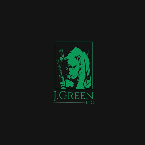 Bold logo for J.Green INC