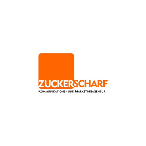 Rattenscharfes Logo-Design für neue Kommunikationsagentur zuckerscharf