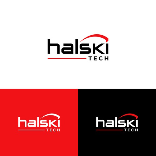 Halski Tech logo design