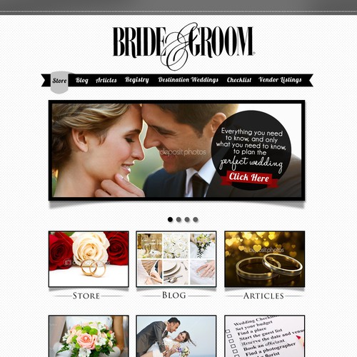 Bride and Groom needs a new website design