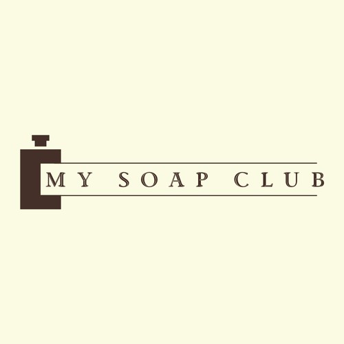 Subscription based luxury soap club logo