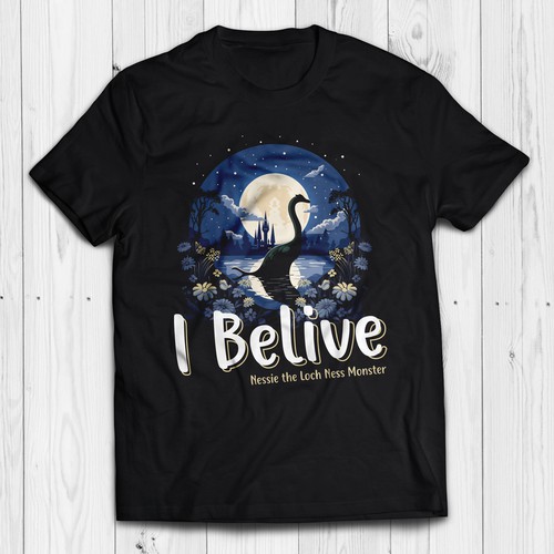 Nessie - I Belive - T-Shirt Design