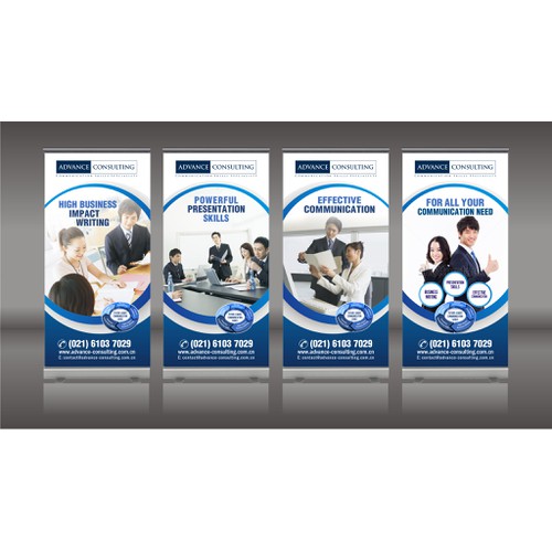 Retractable Banner Signage for Training Consultancy