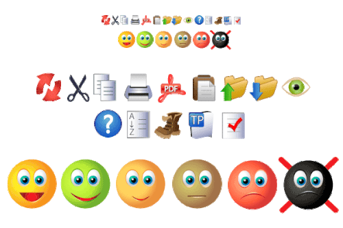 Icon & Smiley Face set