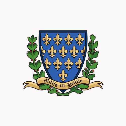 Redesign of a small town's crest.