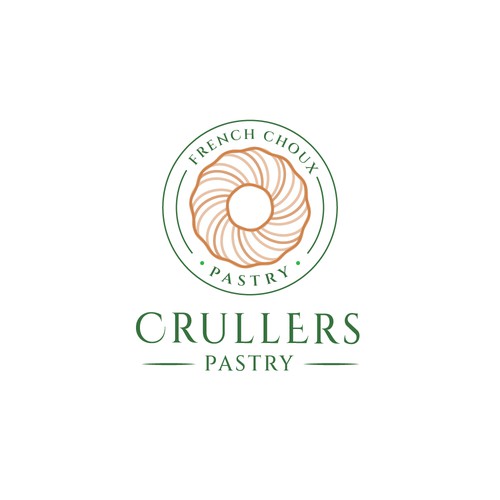 French Choux Pastry Logo Design