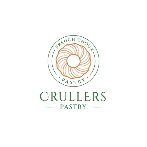 French Choux Pastry Logo Design