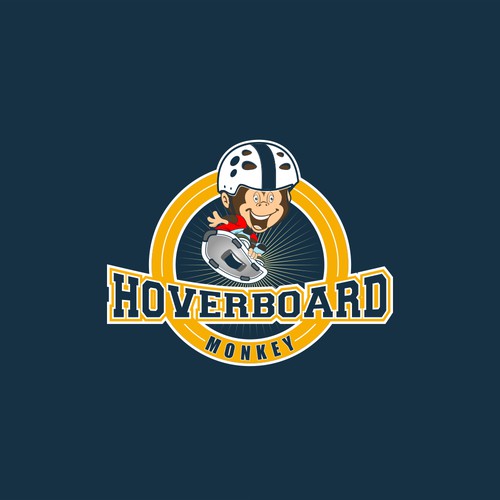 Hoverboad monkey