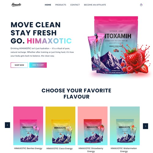 LIQUID ENERGY WEB DESIGN