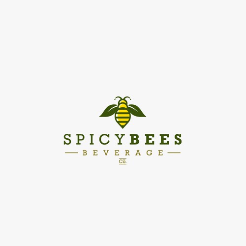 Spicy Bees Logo Branding