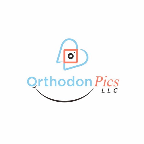 Logo for a business that does marketing for orthodontists, by taking photos from school students