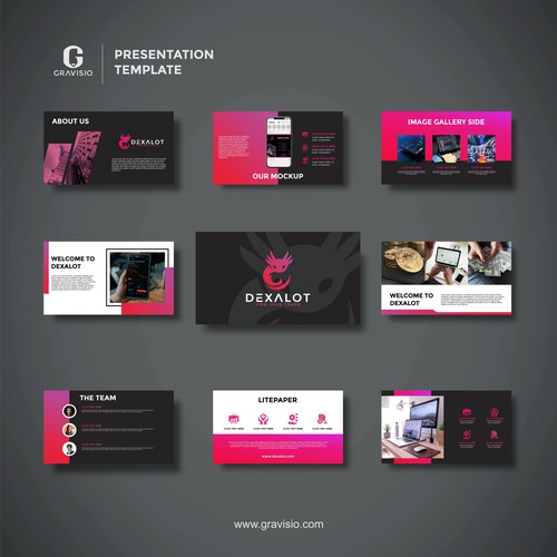 Presentation Template Design for Dexalot