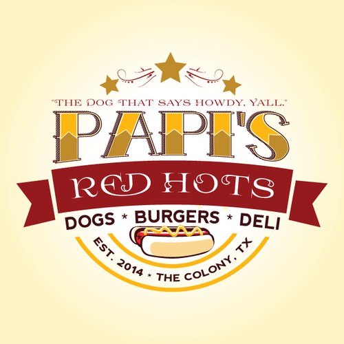 Papi's Red Hots Logo