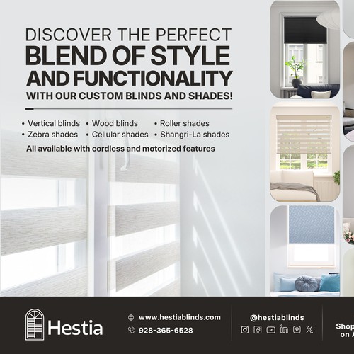EDDM Campaign Postcard Design for Hestia