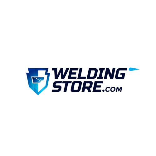 Bold and modern logo for welding online store