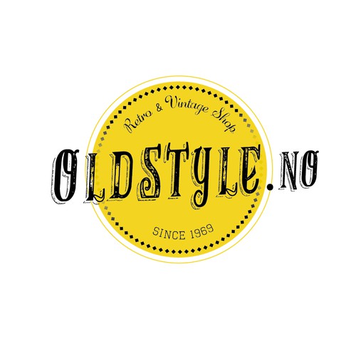 Create a vintage-style logo for Oldstyle.no