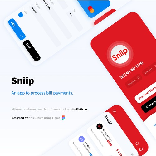 Sniip App Design