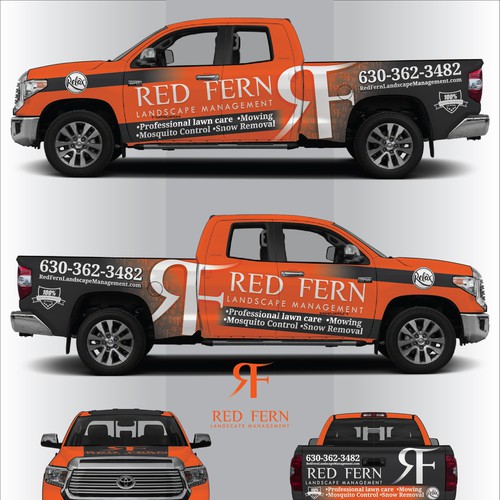 Toyota Tundra eye catching wrap design