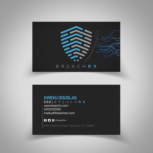 Call card for BreachRx 