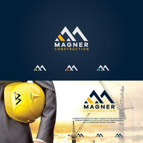 Logo concept for Magner Construction
