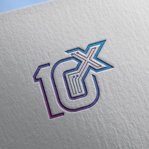 10X Logo concept