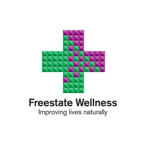 Logo concept for medical marijuana dispensary.