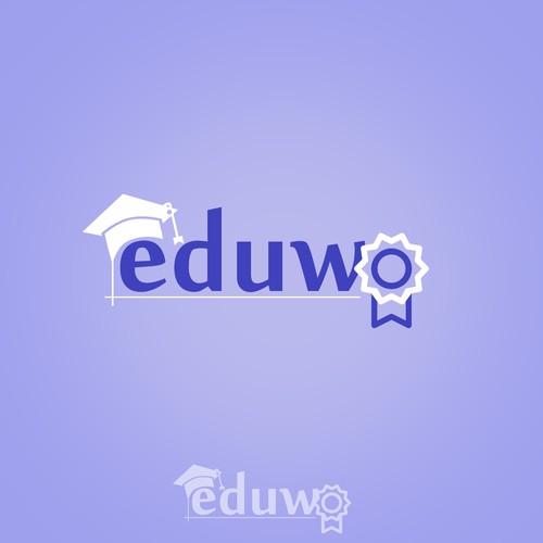 "eduwo" logo design